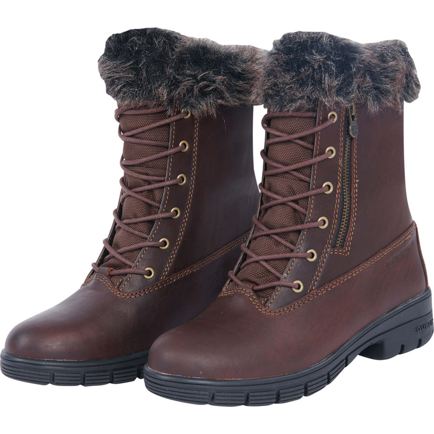 Dublin Womens Bourne Boots Red / Brown DBBOUR Womens Footwear